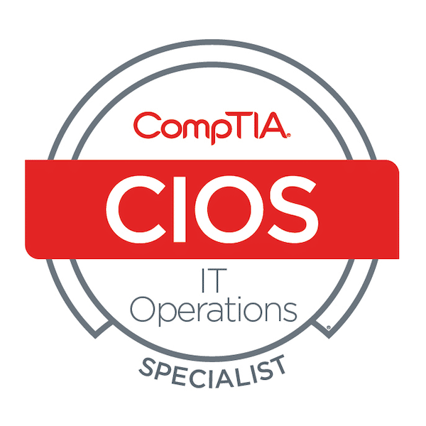 Certificare CompTIA IT Operations Specialist - CIOS - valideaza abilitatea de a gestiona fluxul de lucru intr-un mediu IT si capacitatea de a analiza operatiunile de afaceri si de a identifica nevoile clientilor
